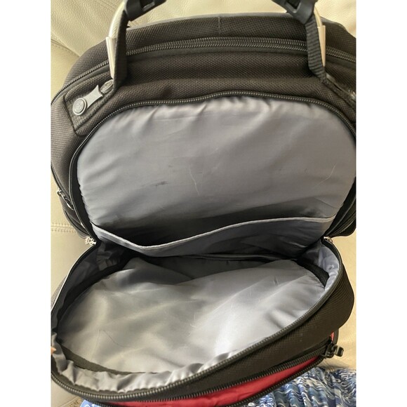 Wenger Swiss Gear Pegasus Laptop Notebook Tablet Backpack Bag Black Grey 17" - Picture 12 of 16